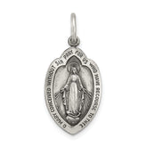 Sterling Silver Antiqued Miraculous Medal