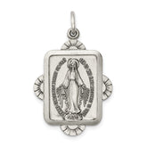 Sterling Silver Antiqued Miraculous Medal