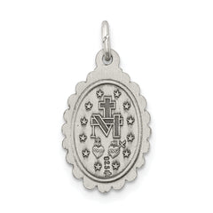 Sophia Jewelers Vintage Sterling Silver Miraculous Medal Pendant