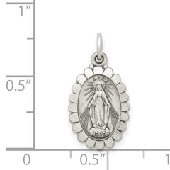 Sophia Jewelers Vintage Sterling Silver Miraculous Medal Pendant