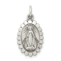 Sterling Silver Antiqued Miraculous Medal