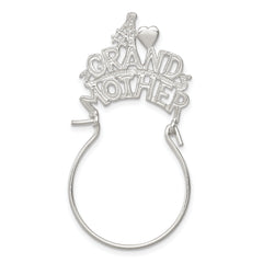 Sterling Silver #1 Grandmother Charm Holder