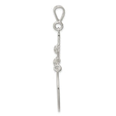 Sophia Jewelers Sterling Silver 925 Charm Holder with Polished Anti-Tarnish Finish