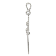 Sophia Jewelers Sterling Silver 925 Charm Holder with Polished Anti-Tarnish Finish