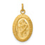24k Gold-plated Sterling Silver Saint Christopher Medal