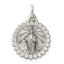 Sterling Silver Antiqued Saint Jude Thaddeus Medal
