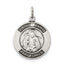 Sterling Silver Antiqued Saint Anne Medal