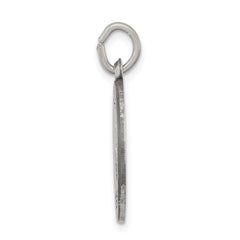 Antiqued Sterling Silver Saint Roch Medal Pendant Vintage Inspired