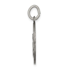 Sterling Silver 925 Saint Gabriel Antique Medal Pendant Solid & Themed