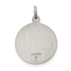 Sophia Jewelers 925 Sterling Silver Polished Confirmation Pendant