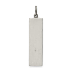 Sterling Silver 925 Antiqued Mezuzah Pendant Timeless Die Struck Design