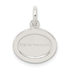 Sterling Silver 925 Angel Pendant with Pink Stellux Crystal Charm