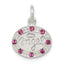 Sterling Silver w/ Stellux Crystal Angel Pendant