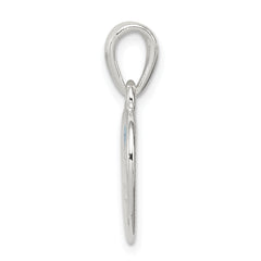 Sophia Jewelers Sterling Silver Princess Heart Pendant with Enamel Finish