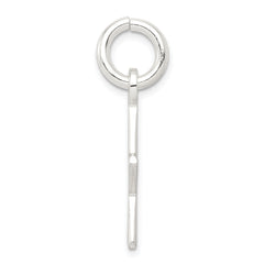 Men's 925 Sterling Silver Star Pendant with Anti-Tarnish Finish