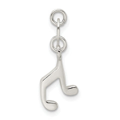 Sophia Jewelers 925 Sterling Silver Music Note Charm with Polished Finish