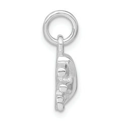 Sophia Jewelers Polished 925 Sterling Silver Piano Charm Unisex Pendant