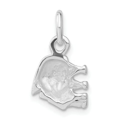 Sophia Jewelers Polished 925 Sterling Silver Piano Charm Unisex Pendant