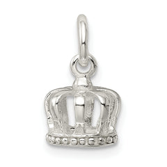 Sterling Silver Crown Charm