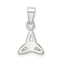 Sterling Silver 925 Trinity Charm with Anti-Tarnish Solid Design