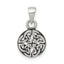 Sterling Silver Antiqued Celtic Pendant