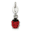 Sterling Silver Enameled Ladybug Charm