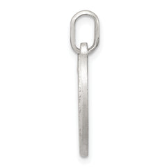 Sterling Silver 925 Angel Heart Charm with Polished Finish