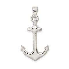 Sophia Jewelers Men's 925 Sterling Silver Anchor Pendant Polished Anti-Tarnish
