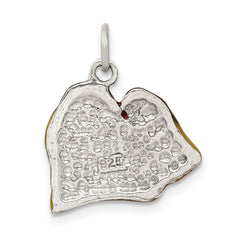 Sophia Jewelers Sterling Silver 3D Shih Tzu Charm with Enamel Detailing