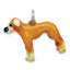 Enameled Whippet Charm in Sterling Silver, 20mm - Sophia Jewelers