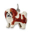 Sterling Silver Enameled Coton De Tulear Charm