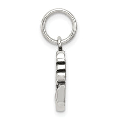 Sophia Jewelers Sterling Silver 925 Dance Charm Antiqued Solid Finish