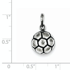 Sterling Silver 925 Antiqued Pendant with Solid Cast Vintage Design