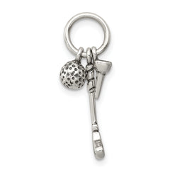 Sophia Jewelers Sterling Silver 925 Polished Golfer's Charm