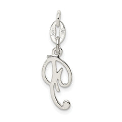 Sophia Jewelers 925 Sterling Silver Initial P Charm Anti-Tarnish