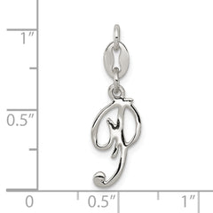 Sophia Jewelers 925 Sterling Silver Initial P Charm Anti-Tarnish