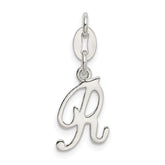 Sterling Silver Letter R Initial Charm