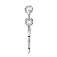 Sophia Jewelers 925 Sterling Silver V Charm with Anti-Tarnish Finish