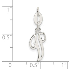 Sophia Jewelers 925 Sterling Silver V Charm with Anti-Tarnish Finish