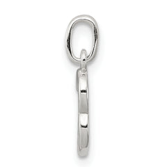 Sterling Silver 925 Initial B Charm with Anti-Tarnish Elegance