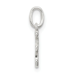 Sophia Jewelers Sterling Silver 925 H Initial Charm with Anti-Tarnish Finish