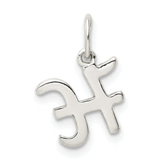 Sophia Jewelers Sterling Silver 925 H Initial Charm with Anti-Tarnish Finish