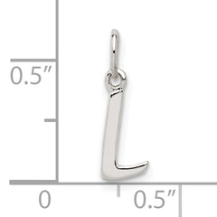 Sophia Jewelers Sterling Silver 925 Initial L Charm with Anti-Tarnish Finish
