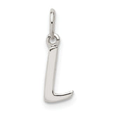 Sterling Silver Letter L Initial Charm