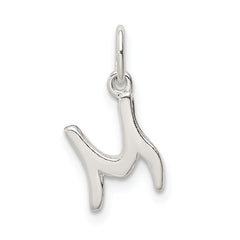 Sophia Jewelers Sterling Silver 925 M Initial Charm with Anti-Tarnish Finish