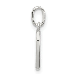 Sterling Silver 925 V Initial Charm with Anti-Tarnish Finish