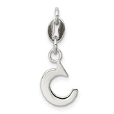Sterling Silver Letter C Initial Charm