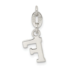 Sophia Jewelers 925 Sterling Silver Solid Letter F Charm Pendant