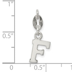 Sophia Jewelers 925 Sterling Silver Solid Letter F Charm Pendant