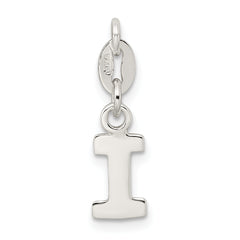 Sophia Jewelers Sterling Silver 925 Initial I Charm in Solid Cast Design